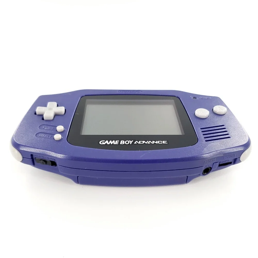 Nintendo Game Boy Advance Handheld System Indigo Purple w/ 2 Games Tested